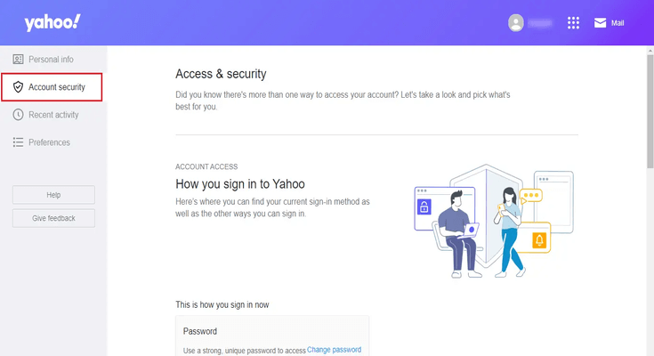 Yahoo-AOL Password Setup